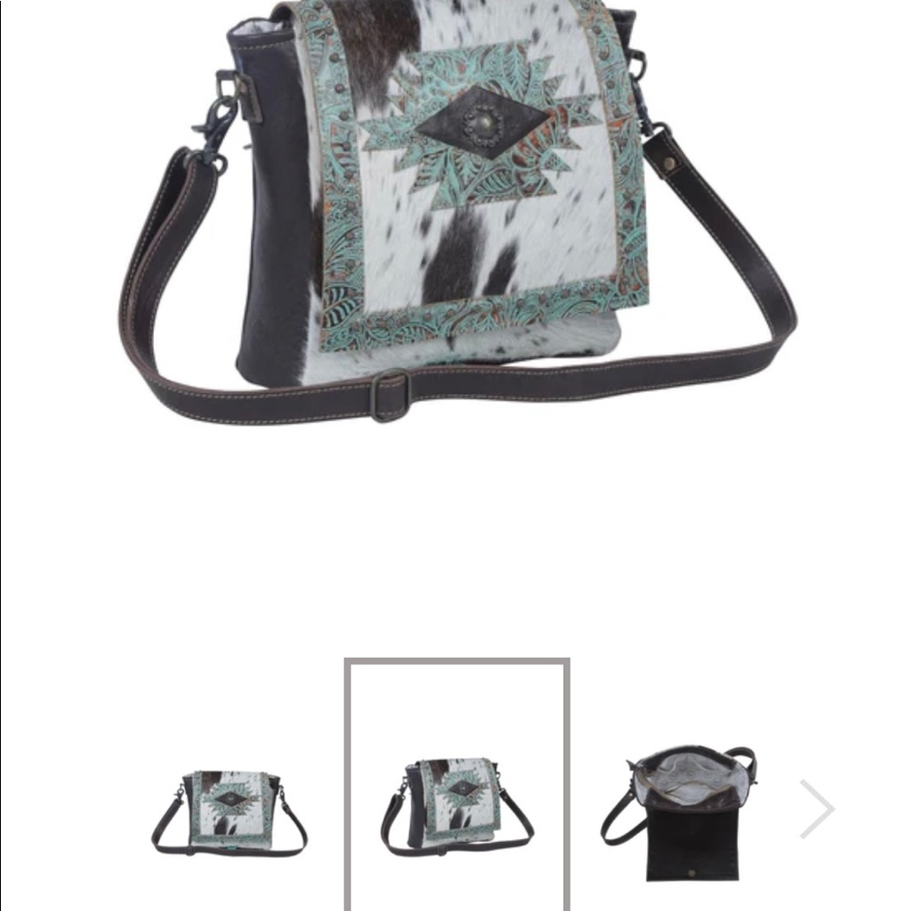 NEW WITH TAGS! Myra Bag - Teal Flowers Concealed Bag - Picture 8 of 10
